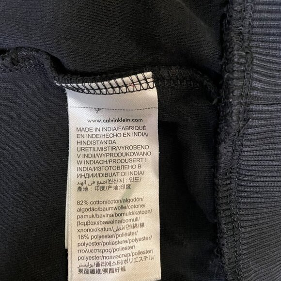 Calvin Klein Tech Jersey, Men's Full Zip Jacket Black  Size Medium - Picture 5 of 5